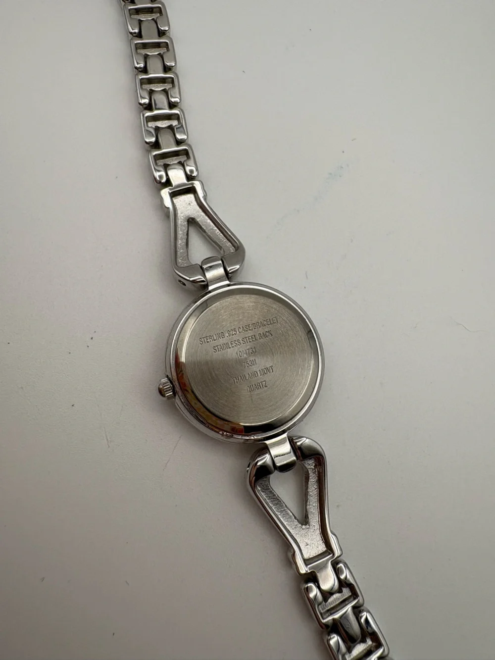 Vintage‎ Anne Klein II .925 Sterling Silver Quartz Watch Dainty Women’s Works!